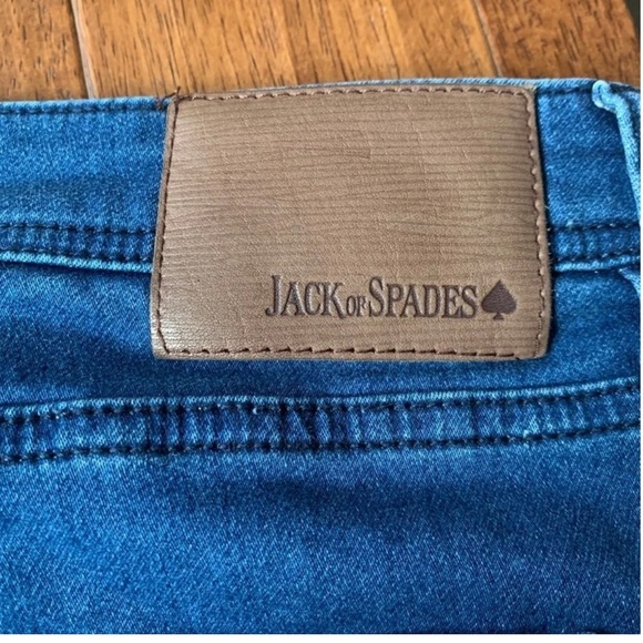 Jack of Spades Blue Denim Jeans Jack straight leg - Picture 1 of 9